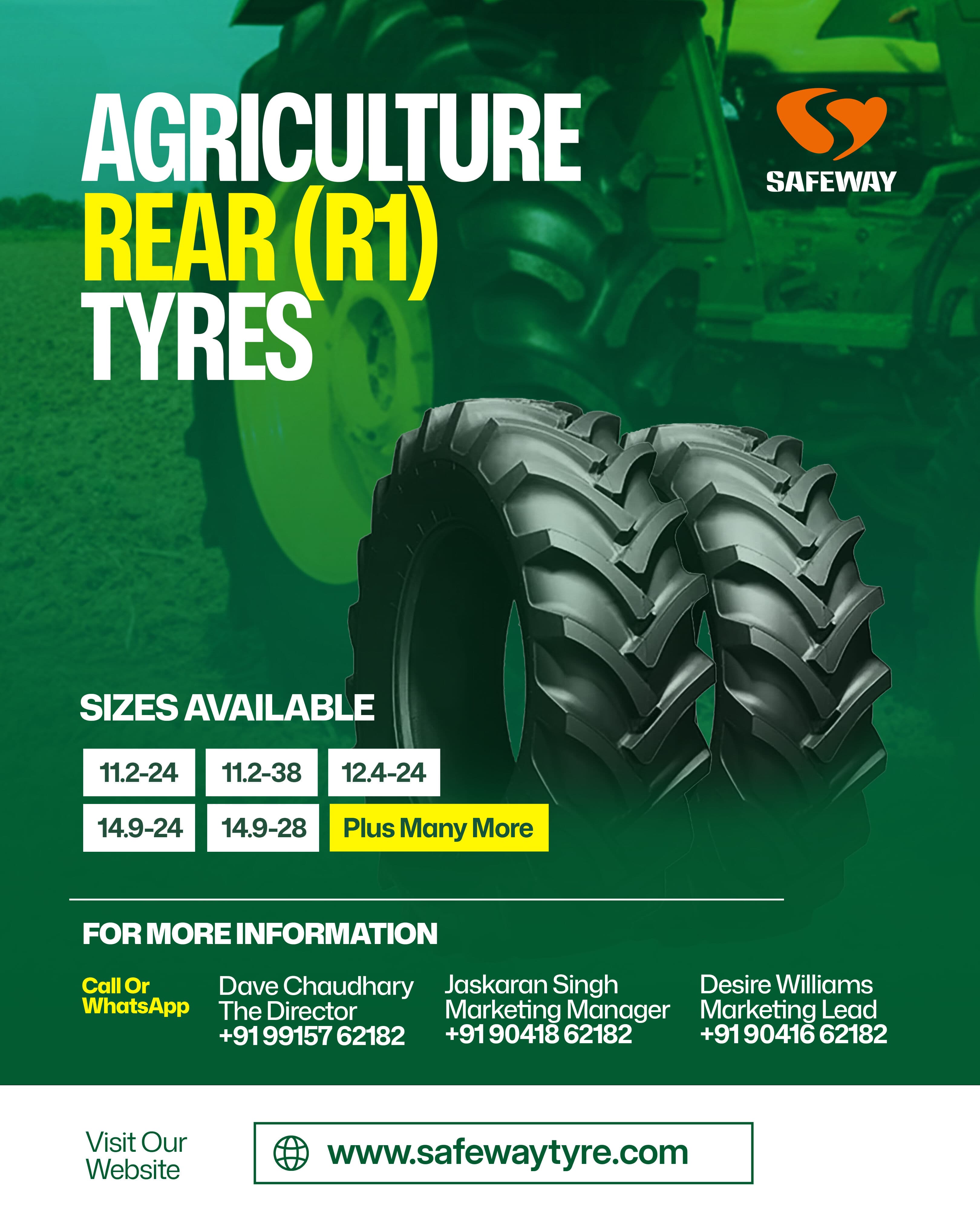 Irrigation R1 Tyres