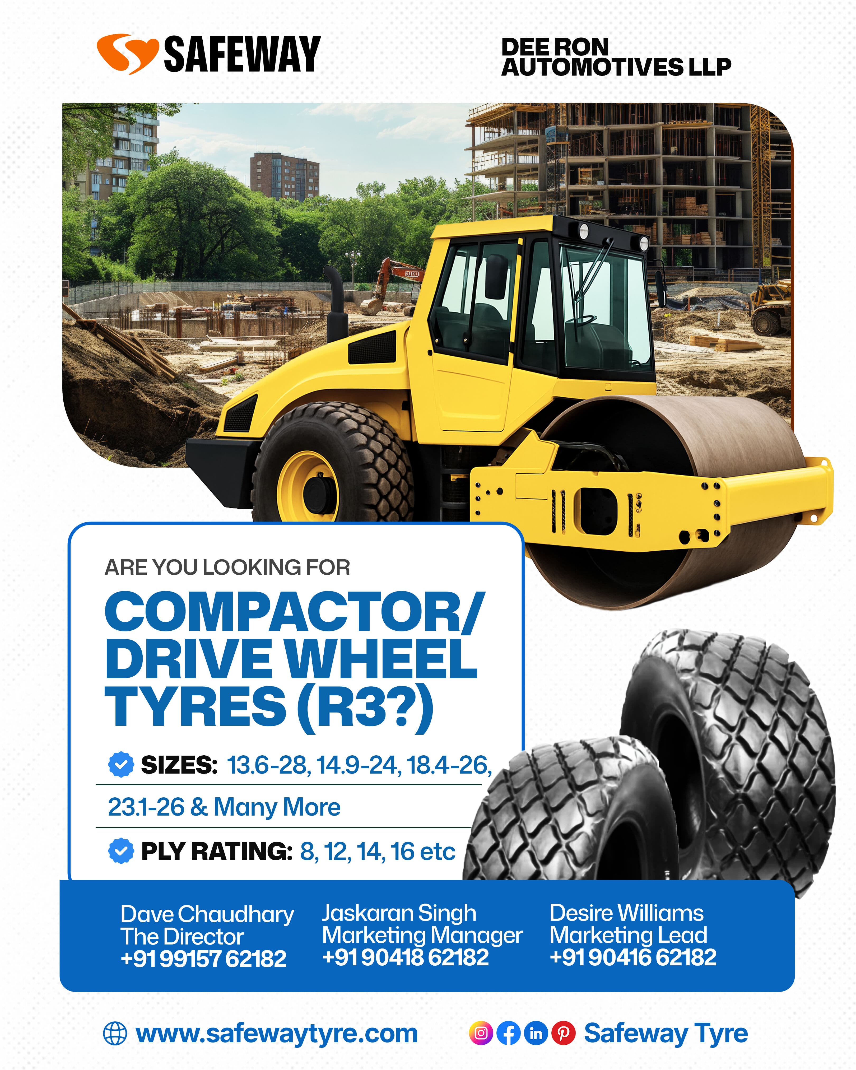 R3 Drive Wheel Compactor